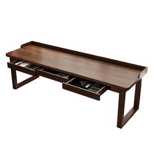 南美胡桃木大长书桌卧室家用长条桌实木双人电脑桌家用办公桌子