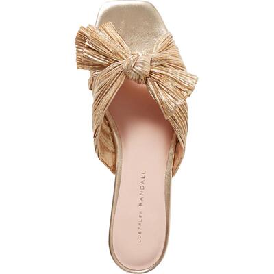 Loeffler Randall 春夏女蝴蝶结拖鞋舒适款