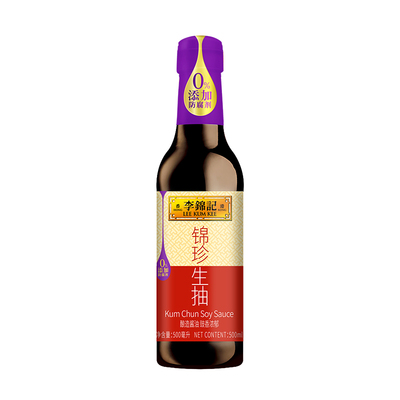 李锦记锦珍生抽老抽500mL