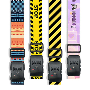 tsa海关锁一字行李箱绑带固定行李带打包带加固防盗旅行箱捆绑带