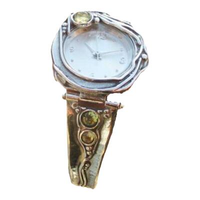 海外代购复古电池纯银手表