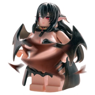 魅魔缇娅妖精动漫美少女手办乐高人仔积木玩具人偶泳装胖手办模型