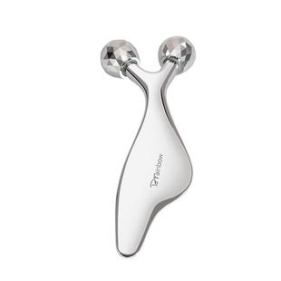 Brainbow3D双头滚轮按摩器脸部提拉紧致手动刮脸滚双下巴美容刮痧