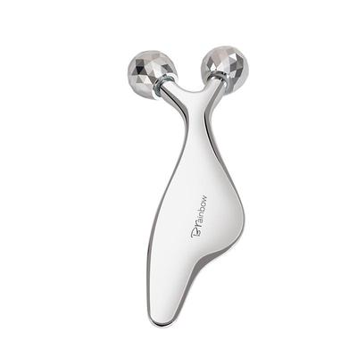 双头滚轮按摩器手动脸部提拉紧致