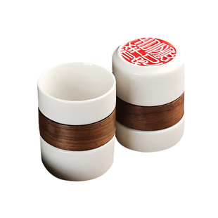 羊脂玉白瓷茶杯特大号陶瓷杯功夫泡茶杯带盖三合一大容量个人单杯