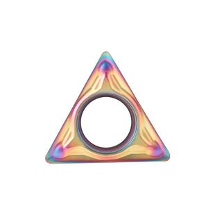 三角淬火单面内孔数控镗刀片高光洁度 TPMH090204-M WMAS钢材加工