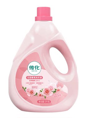 传化庭院玫瑰香10斤大桶装洗衣液