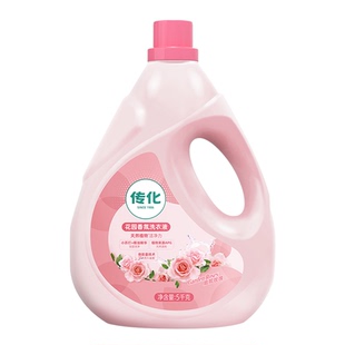 传化庭院玫瑰香水洗衣液持久留香护衣柔顺深层洁净快洗10斤大桶装