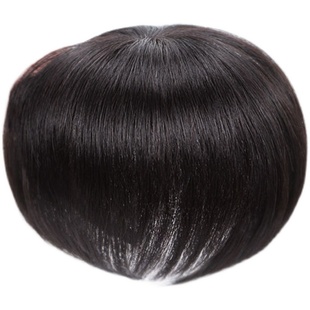 真发补发片女迷你头顶遮白假发片无痕短发增发量遮稀少蓬松补发块