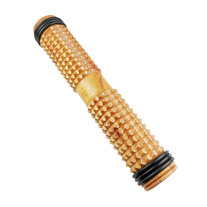 足底腳底按摩器制腳部家用經(jīng)絡(luò)實木腳心滾輪式靜音狼牙穴位按摩棒