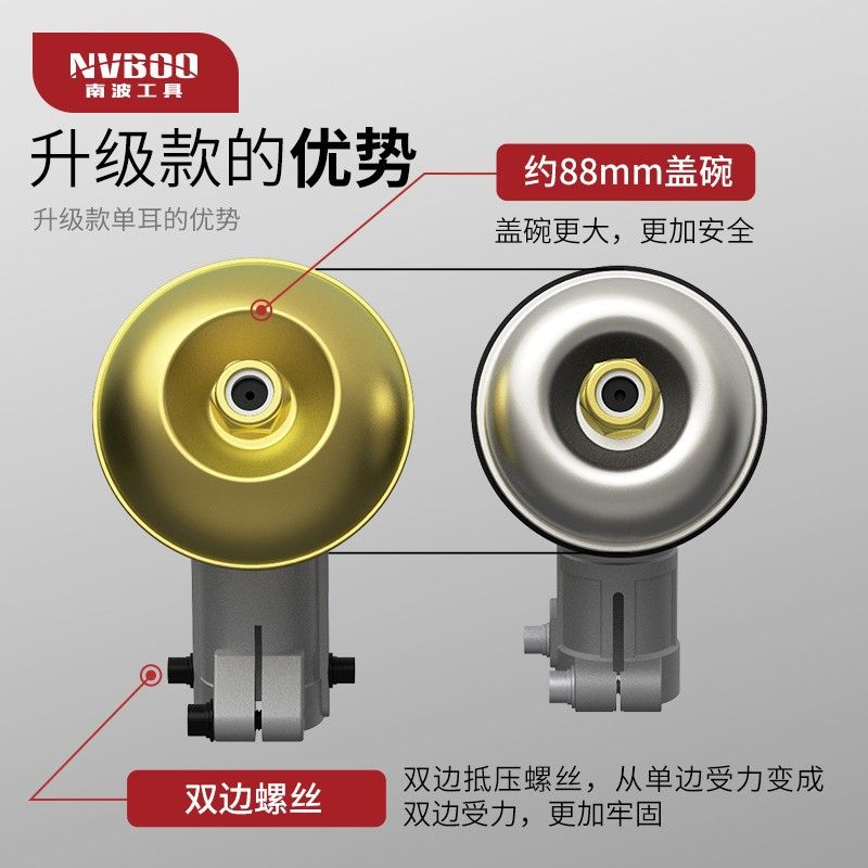 割草机工作头汽油齿轮箱二配件割割草机灌草绳机除草机打冲四冲程