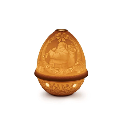 LLADRO雅致玲珑流光·圣诞老人祈愿灯欧式家居饰品摆件乔迁礼物