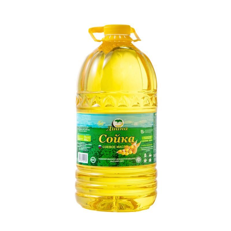 俄罗斯原装进口大豆油非转基因一级食用油家用油品牌放心油五升装
