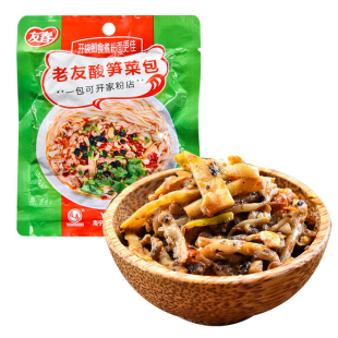 友春老友酸笋菜包60g袋装南宁老友粉面酱料生料粉配料包广西特产