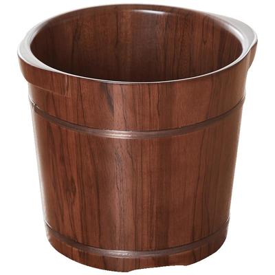 木质足浴桶小腿按摩家用高深加厚