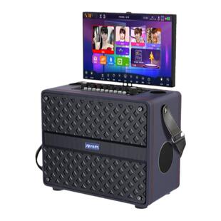 户外K歌广场舞音响带显示屏家用KTV点唱歌机移动卡拉ok一体机音箱