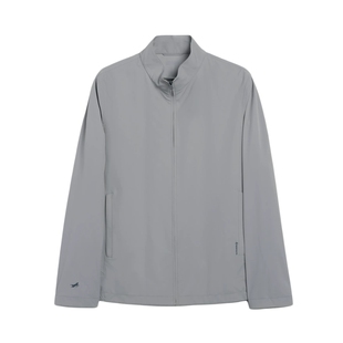 VICUTU威可多夹克男26春夏新款舒适灰白色时尚立领休闲外套