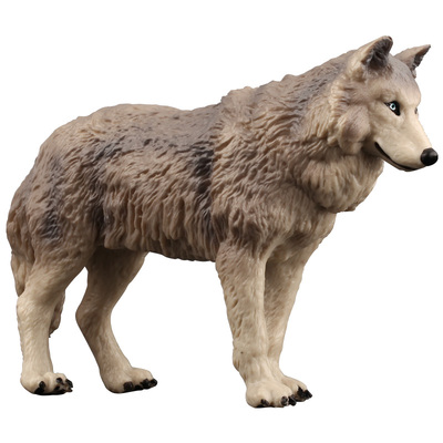 仿真狼玩具动物模型环保材质无味