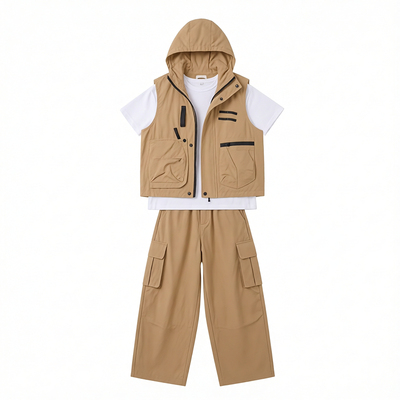 男童嘻哈工装街舞爵士演出服