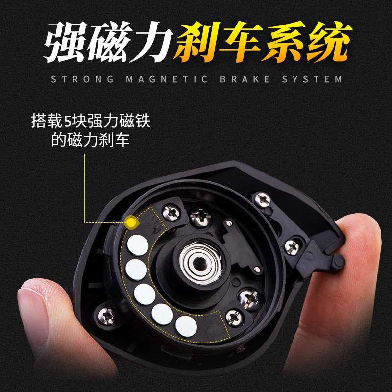 远投水滴轮路亚轮双轮鱼炸轮线防微渔轮刹车滴水轮全金属单买