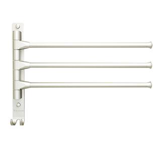 旋转毛巾架卫生间毛巾杆挂杆浴室厕所浴巾架厨房多杆抹布架毛巾挂