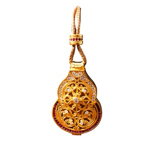 SUKEEW/酥可「金缕影」新中式花丝葫芦观音项链女镂空可开合吊坠