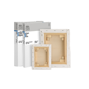 温莎牛顿 油画画框雨露亚麻画框丙烯画布中粗纹窄框/棉浆画框窄框/厚框350g