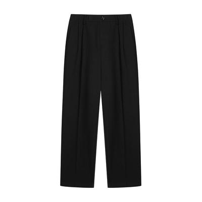 秋季直筒宽松休闲裤男