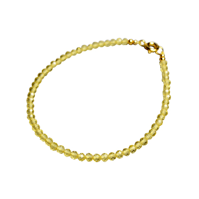 Ciel原创手作天然极细黄水晶手链