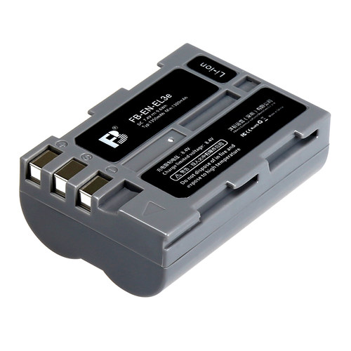 沣标EN-EL3E相机电池适用尼康D90s D80 D300S D200 D700单反D300 D200 D70 D100 D80S D70S充电器非原装EL3E+