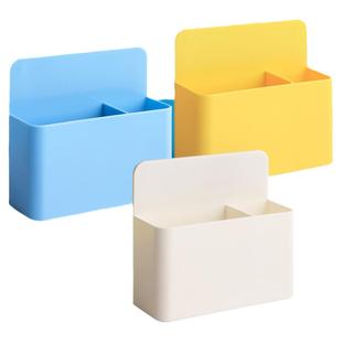 磁性笔筒可挂白板笔收纳盒黑板壁挂大容量磁力磁吸笔盒粉笔挂墙黑板擦墙贴放粉笔的盒子冰箱办公室置物架挂式