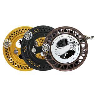 合金风筝轮H9系列风筝轮铝合金轮安全手刹防倒转手握轮线轮成人轮