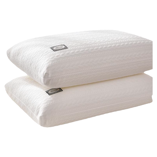 枕头不塌陷不变形枕芯高护颈椎枕助睡眠一对装单双人家用酒店专用