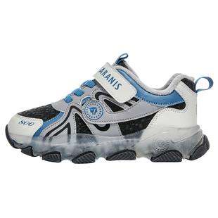 泰兰尼斯冬季儿童鞋发光鞋女童加绒保暖闪灯鞋男童亮灯休闲运动鞋