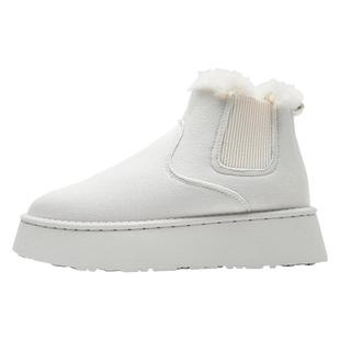 回力雪地靴女款冬季2024新款加绒加厚面包鞋子女厚底东北保暖棉鞋