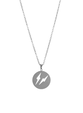 圆牌百搭欧美项链钛钢不掉色