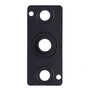 亚德客电磁阀汇流板底座盲板盖板P-100M-200M-300/400M-R1-R2垫片