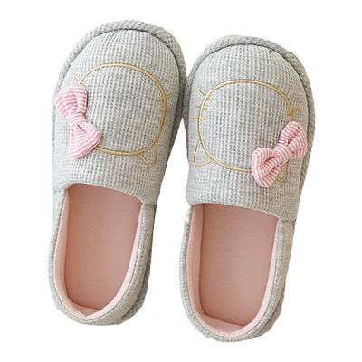 孕妇新款棉拖鞋女薄款可外穿透气