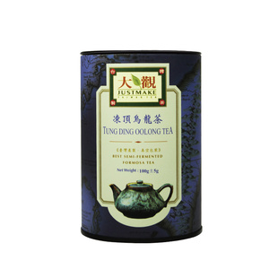 宏益大观 中国台湾原装冻顶乌龙茶罐装清香花果香
