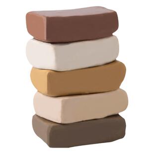 陶泥小学生专用美术课陶土泥免烤陶艺diy手工制作泥塑专用高白泥