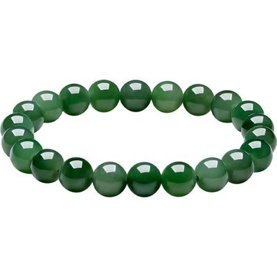 周六福和田碧玉女款手串