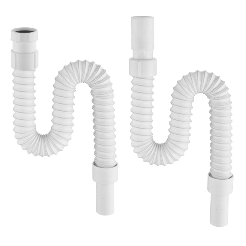 塑料伸缩加厚软管面盆下水器