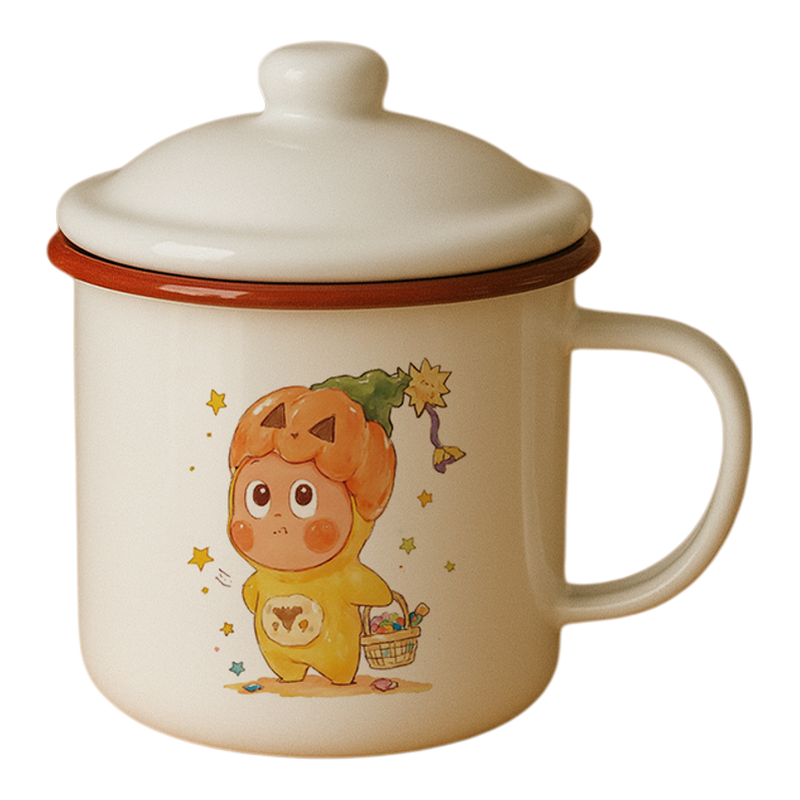 星星人联名杯子马克杯情侣水杯送礼搪瓷杯闺蜜可爱生日礼物咖啡杯