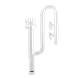 玻璃进出水管除油膜器喇叭口出水管鱼缸玻璃进出水口除油膜进水口