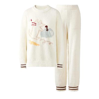 有棵树半边绒女款睡衣