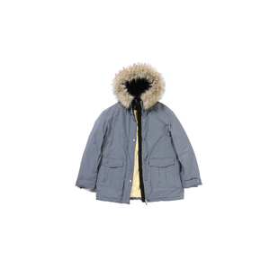 UNRETRO 复古大毛领棉服女冬季加厚保暖外套上衣美式工装派克服