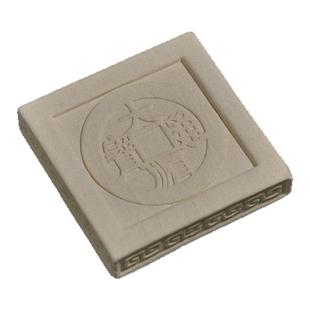 竹雪明|大顺通宝吸水茶盘干泡台手工茶杯茶壶托盘壶承陶土茶托盘