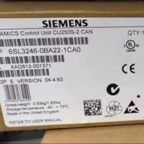 议价6SL3246-0BA22-1CA0西门子CU250S-2 CAN控制单元6SL32460BA22