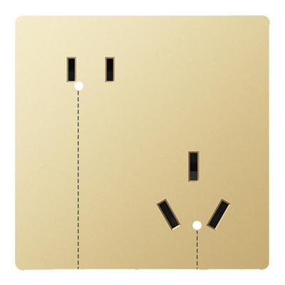 国际电工16A白/金/灰86型15年