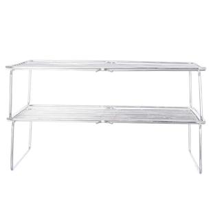 不锈钢冰箱内部隔层架子置物架家用备菜剩菜分隔收纳架冰柜多层架